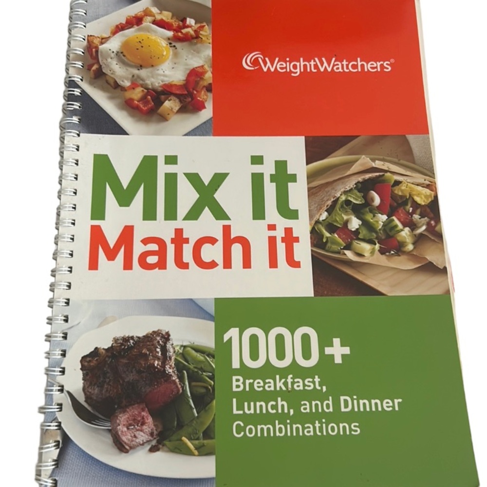 2007 Vintage 1000+ Weight Watchers Mix & Match Recipe Cook Book